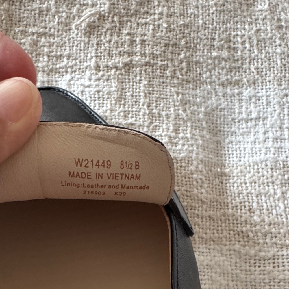 Cole Haan Women's Black Leather Loafers - Picture 6 of 6